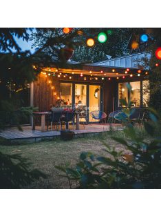   Smart szolár fényfüzér - 84+15 db RGB LED - 14,5 m - bluetooth