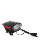 Wheel Zone Kerékpár lámpa elektromos kürttel - XPE LED - 400 mAh - 450 lm - IP55