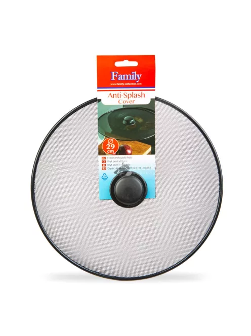 Family Fröccsenésgátló fedő - 29 cm - fekete