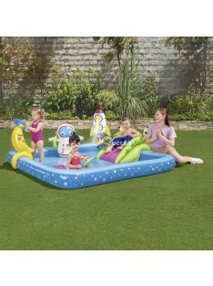   Bestway Felfújható vizi játszótér medence - galaxis - 228 x 206 x 84 cm