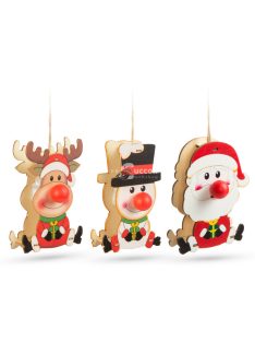  Family LED-es karácsonyfadísz - fa, akasztható - elemes - 3 féle