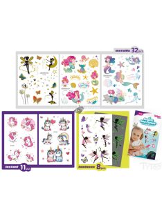   Tytoo Angyalok és pónik tetoválás matrica szett - 51 db / csomag