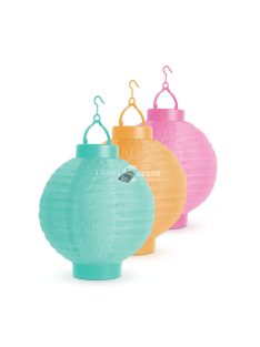   Garden of Eden Szolár lampion - 3 színben - hidegfehér LED - 21 cm