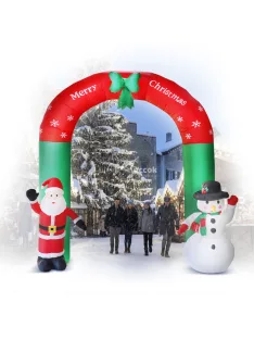   Family Felfújható karácsonyi kapu - 240 cm - IP44 - 9 LED - hálózati