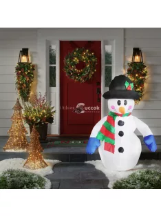   Family Felfújható hóember - 120 cm - IP44 - 1 LED - hálózati