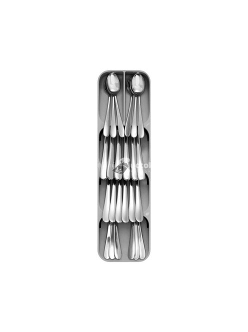 Bewello Evőeszköz tartó - 5 rekeszes - műanyag - 40 x 11 x 5,5 cm
