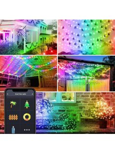   Garden of Eden Smart fényfüzér - USB - 33 RGB LED - 5 m - Bluetooth