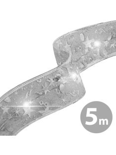   Family Karácsonyi LED-es szalag - ezüst - 5 m x 5 cm - 50 LED - USB