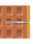 Handy Tipli + csavar - 10 x 80 mm - 10 db / csomag
