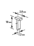 Handy Tűzőkapocs - 1,2 x 2 x 10 mm - 2000 db