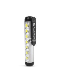   Phenom LED-es zseblámpa - munkalámpa móddal - 400 mAh akkumulátor - XPE + SMD LED - 500 lm - IP55 - ezüst