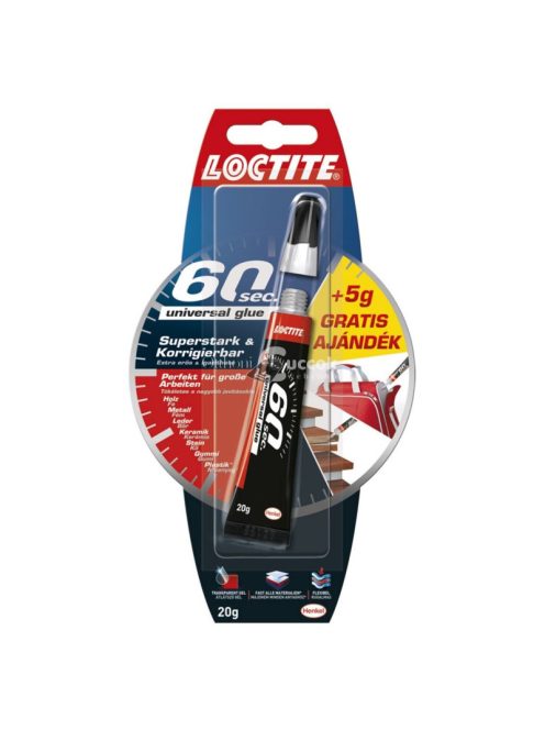 Loctite 60 mp univerzális ragasztó - 15 + 5 g