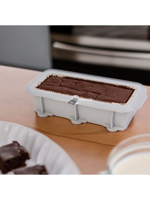 Bewello Szilikon sütőforma - püspökkenyér - 27,5 x 12,5 x 6,2 cm