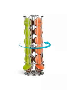   Bewello Fém kávékapszula tartó - 24 db Dolce Gusto kapszulához - króm