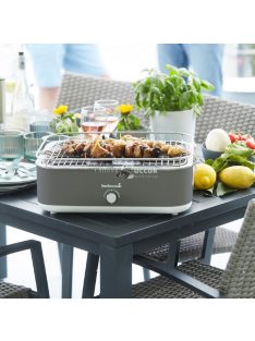   Barbecook BC-ELE-1003 E-Carlo elektromos asztali grill, szürke, 42,5x33x16,5cm