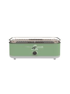   Barbecook BC-ELE-1002 E-Carlo elektromos asztali grill, zöld, 42,5x33x16,5cm