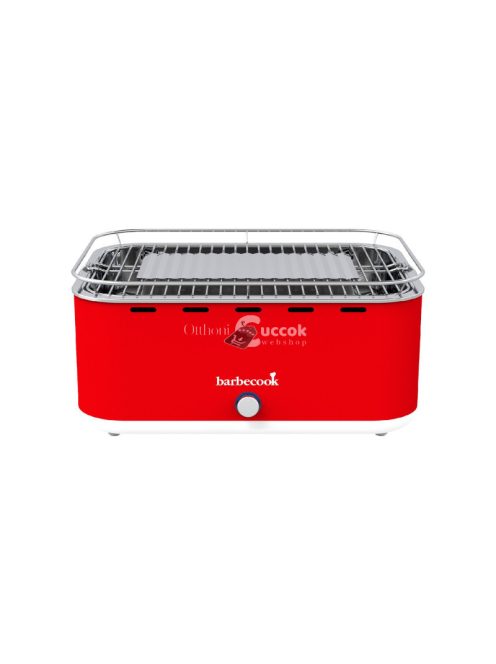Barbecook BC-CHA-1019 Carlo asztali faszenes grill, piros, 44x33x21cm