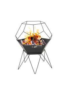   Barbecook BC-WOO-6013 Jura tűzrakó kosár, festett acéllemez, 60x60x75cm