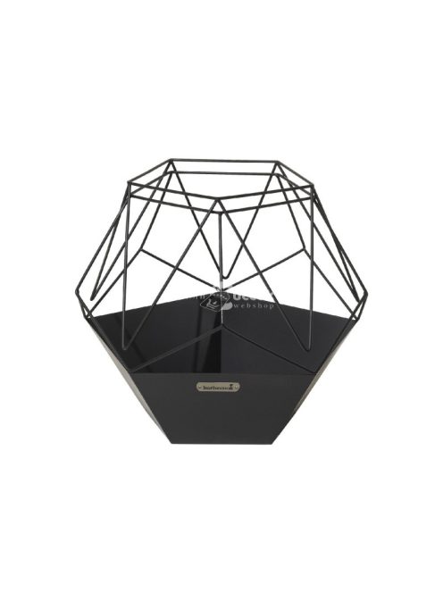 Barbecook BC-WOO-6013 Jura tűzrakó kosár, festett acéllemez, 60x60x75cm