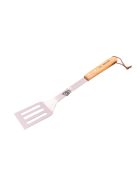 Barbecook BC-ACC-7071 rozsdamentes acél forgató lapát, gumifa nyél, 100% FSC, 46cm