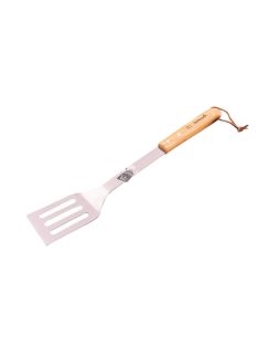   Barbecook BC-ACC-7071 rozsdamentes acél forgató lapát, gumifa nyél, 100% FSC, 46cm