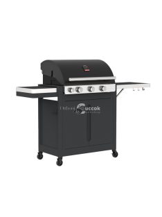   Barbecook BC-GAS-2036 Stella 3201 gázgrill, tárolóval, oldalégővel, 174x59x119cm