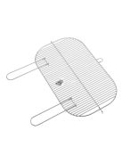 Barbecook BC-ACC-7460 rozsdamentes acél sütőrács, 55x33,6cm