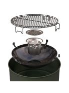 Barbecook BC-CHA-1022 Edson faszenes grillhordó, zöld, 47,5cm átmérő