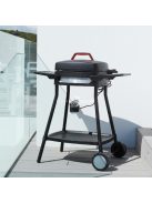 Barbecook BC-ELE-4001 Alexia 5111 elektromos grill, oldalsó asztal, kerék, fekete, 84x55x97cm