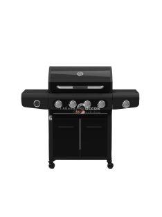   Barbecook BC-GAS-2073 Siesta 412 Graphite gázgrill, tárolóval, oldalégővel, 132x56x118cm