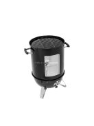 Barbecook BC-SMO-5014 Oskar M zománcozott füstölő és grill, fekete, átmérő 44cm