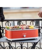 Barbecook BC-ELE-1001 E-Carlo elektromos asztali grill, piros, 42,5x33x16,5cm