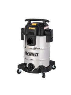   DeWALT DXV30SAPTA száraz-nedves porszívó, rozsdamentes váz, készülékcsatlakozóval, 30 liter, 15 Kpa, 37,8 l/s, 8 tartozék, 1050 