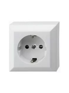   GAO 0310H Business Line IP20 földelt aljzat, 1 férőhelyes földelt csatlakozóaljzat, beltéri, 230V~/50Hz/16A, fehér