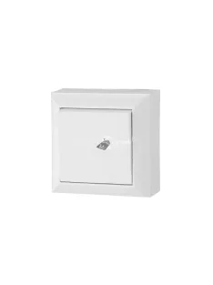   GAO 0323H Business Line IP20 nyomókapcsoló, beltéri, 230 V~ / 50 Hz / 10 A, fehér