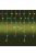 LED-es jégcsap fényfüggöny, 8 programos, 10m, IP44, 230V
