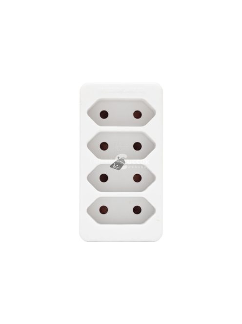 Home NV 24/WH hálózati elosztó, 4 EURO aljzat gyermekvédelemmel ellátva, max. 4 x 500 W, fehér