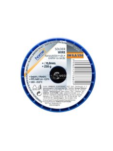   Home SW 0,8/250 forrasztóón, 0,8mm, 250g, európai gyártótól származó kiváló minőségű forrasztóón, összetétel: SN/PB: 60/40%, gya