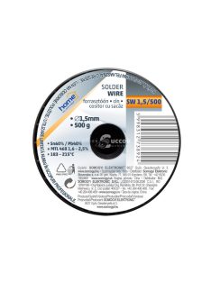   Home SW 1,5/500 forrasztóón, 1,5mm, 500g, európai gyártótól származó kiváló minőségű forrasztóón, összetétel: SN/PB: 60/40%, gya