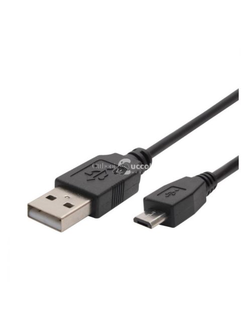 Home USB A/MICRO-1 töltőkábel, 1m, 1A, adatkábel