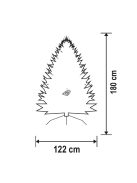 Home KMF 4/180 műfenyő, 180 cm magasság, 122 cm átmérő