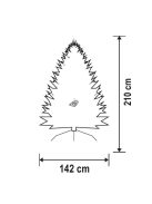 Home KMF 4/210 műfenyő, 210 cm magasság, 142 cm átmérő