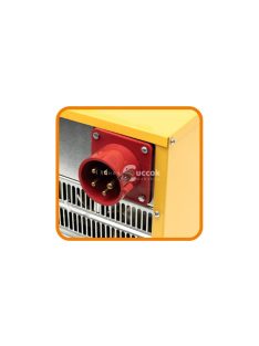   Home FKI 50 hordozható elektromos ventilátoros ipari fűtőtest, 2500W/5000W, IPX4 védelem