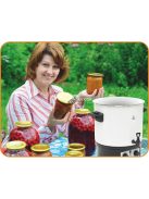 Home HG BA 27 befőző automata, teljesítmény 1800 W, 27 literes tartály, sterilizálás funkció, fehér-fekete