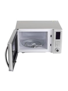   Home HG MH 23 GR mikrohullámú sütő grill funkcióval, digitális, 800 W, 23 literes, gyerekzár, szürke