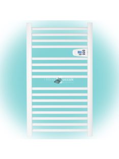   Home FKTW 501 fali elektromos törölközőszárító, 500W, LCD, fehér