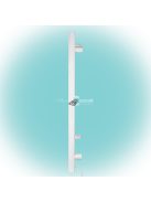 Home FKTW 501 fali elektromos törölközőszárító, 500W, LCD, fehér