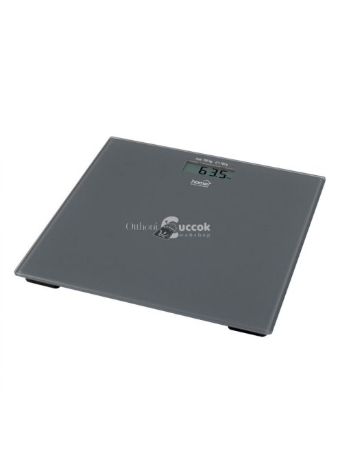 Home HG FM 12 fürdőszobai mérleg, méréshatár 180 kg, mérési pontosság 100 g, LCD kijelző