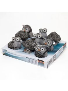   Home MX 639 napelemes kerti lámpa, gomba / bagoly / csiga,  fehér LED, automatikus, akkumulátoros