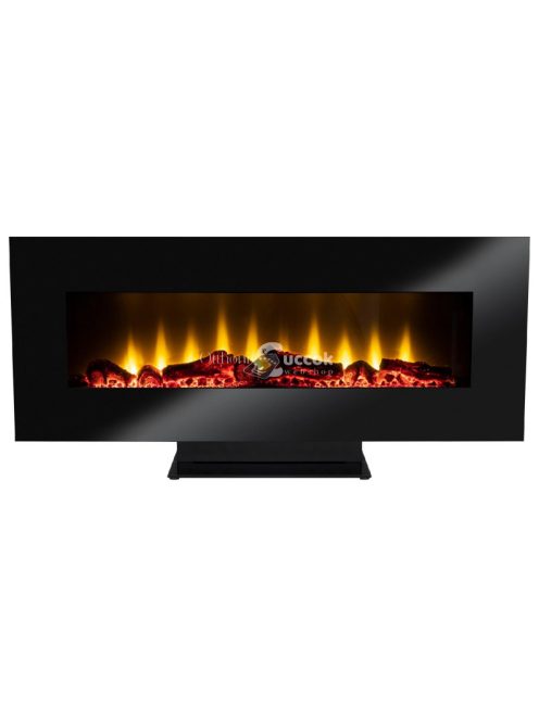 Home FKK 24 falra szerelhető vagy talpra állítható elektromos látványkandalló, 900W/1800W, heti program, távirányító, fekete